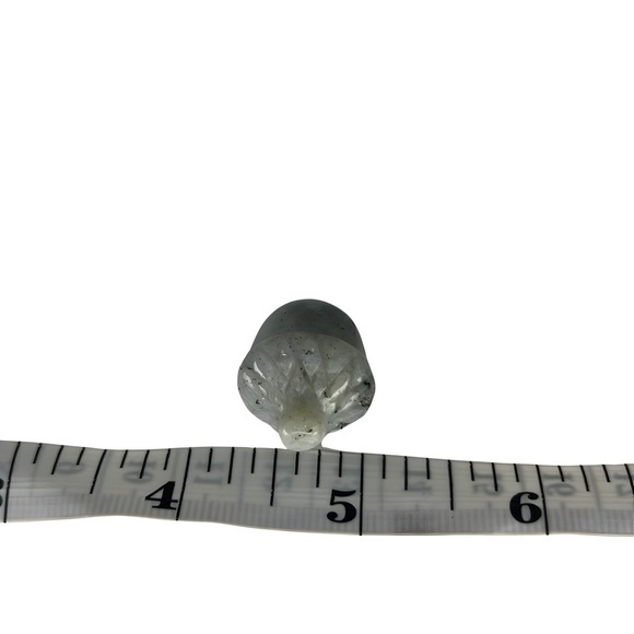 Natural‎ Moonstone Acorn: Handmade Carved Crystal Rock - Picture 7 of 7